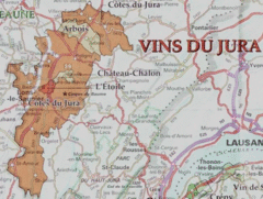 Jura wine region map